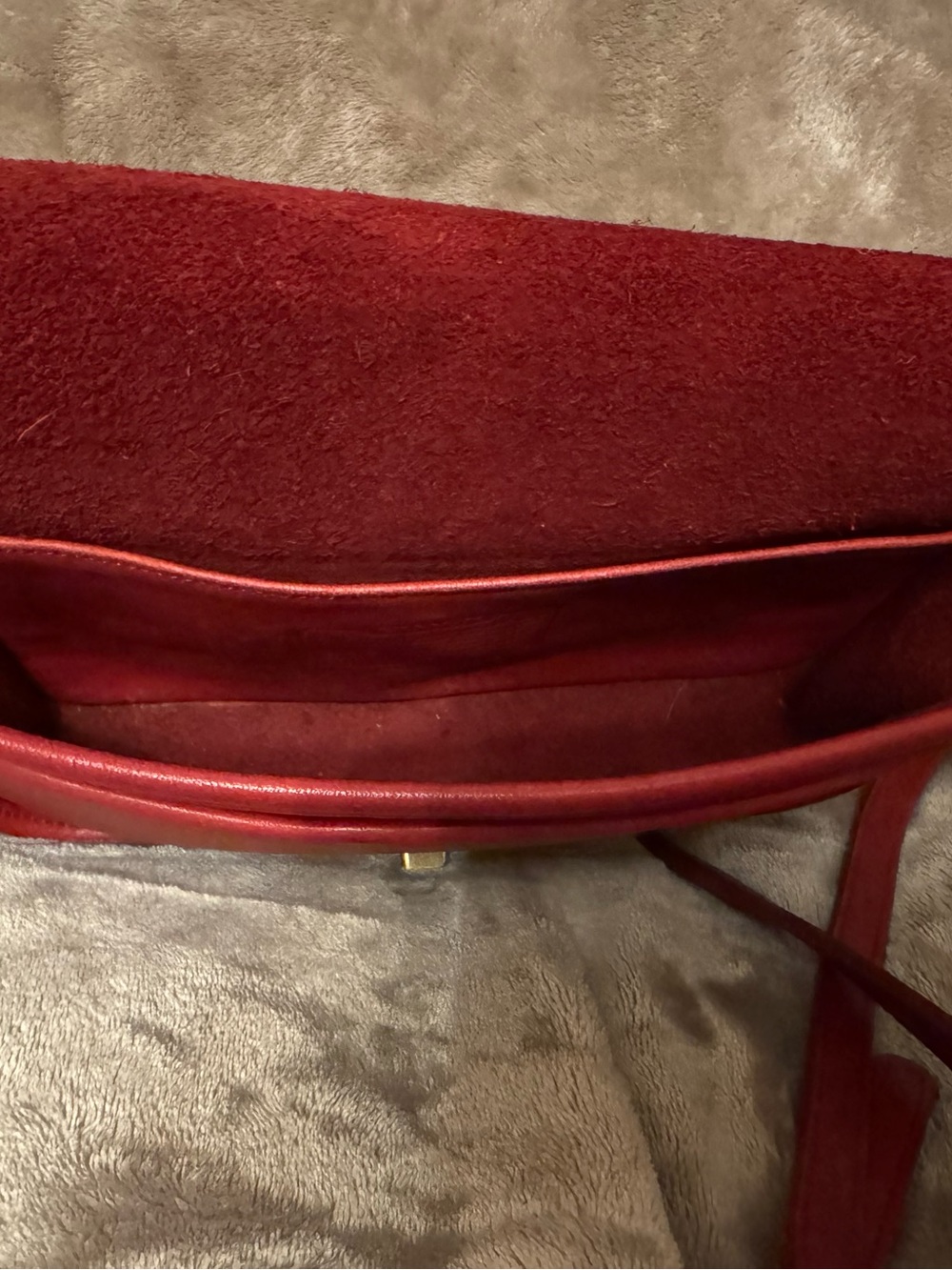 Vintage red coach pocket purse 9755 - Picture 7 of 9